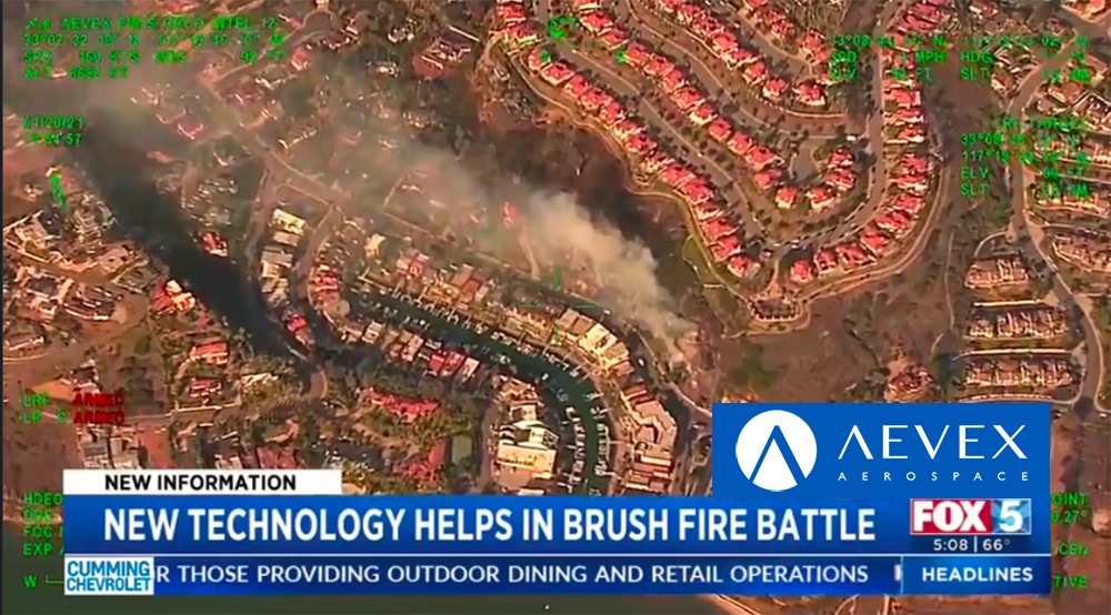 AEVEX Aerospace GeoFOCIS Software Helps Firefighters Defend Homes in California