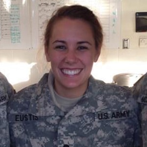Woman in Army Uniform