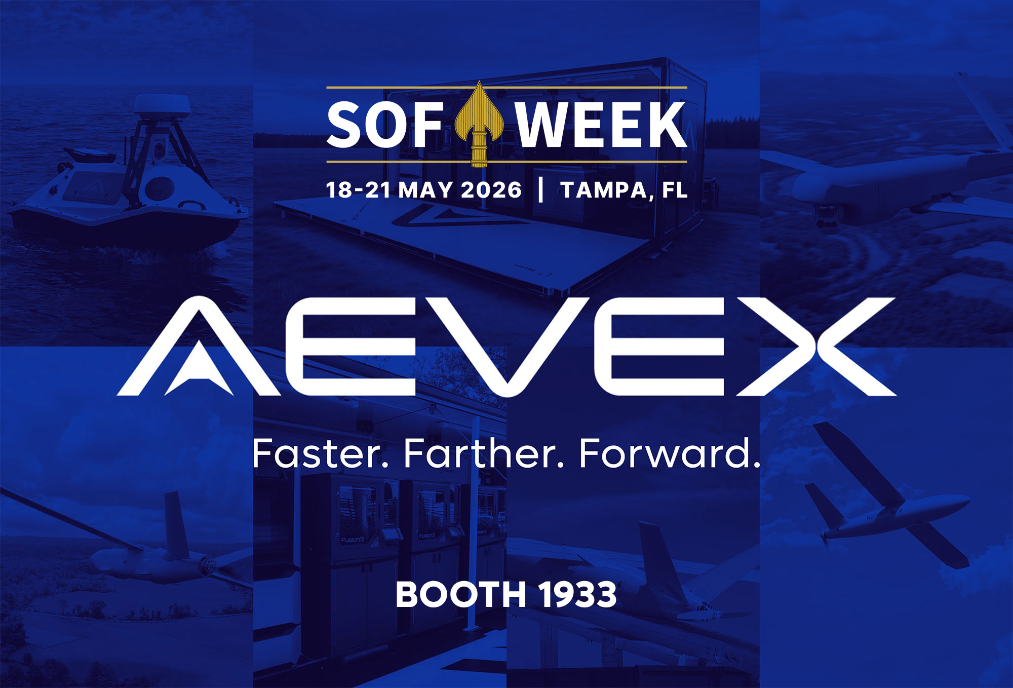AEVEX Showcasing Autonomous Systems, Launched Effects, Unmanned Platforms, and Additive Manufacturing Capabilities at SOF Week 2026